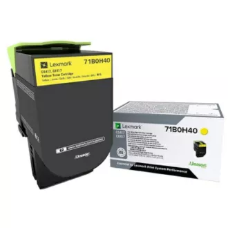 Lexmark 71B0H40 - toner, yellow (sárga)