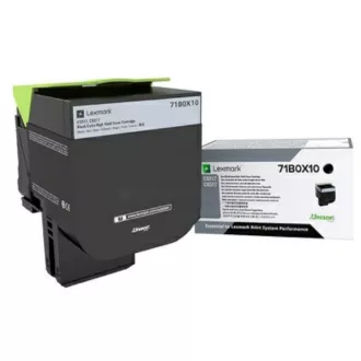 Lexmark 71B0X10 - toner, black (fekete )