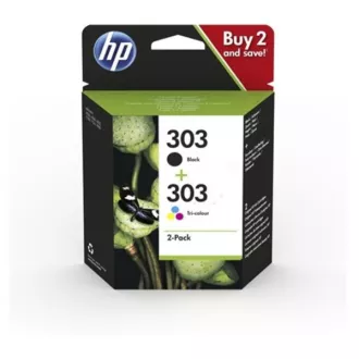 HP 303 (3YM92AE#301) - patron, black + color (fekete + színes)