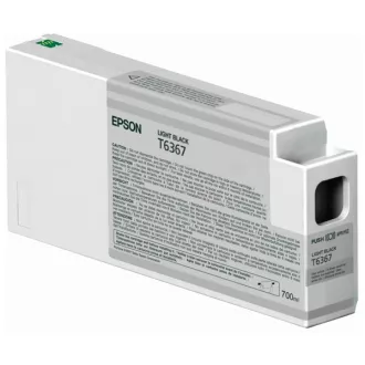 Epson T6367 (C13T636700) - patron, light black (világos fekete)