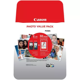Canon PG-560-XL (3712C008) - patron, black + color (fekete + színes) multipack