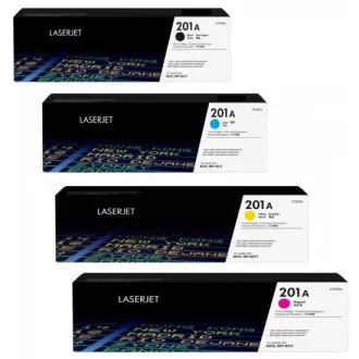 HP 201A (CF400-3A) - toner, black + color (fekete + színes)