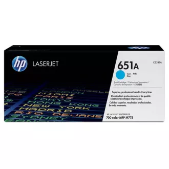 HP 651A (CE341A) - toner, cyan (azúrkék)
