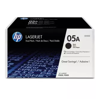 HP 05A (CE505D) - toner, black (fekete ) 2db