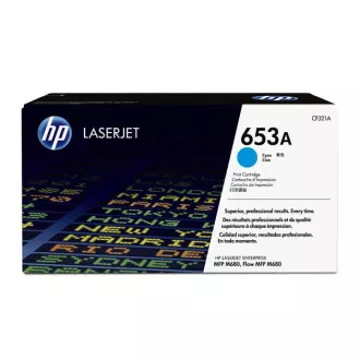 HP 653A (CF321A) - toner, cyan (azúrkék)