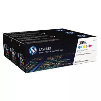 HP 305A (CF370AM) - toner, color (színes) 3db