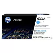 HP 655A (CF451A) - toner, cyan (azúrkék)