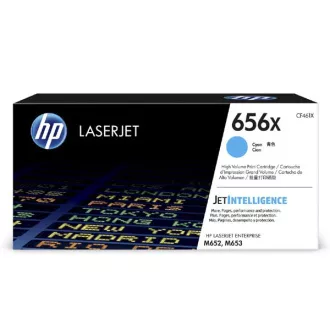 HP 656X (CF461X) - toner, cyan (azúrkék)