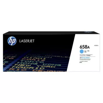 HP 658A (W2001A) - toner, cyan (azúrkék)