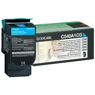 Lexmark C540A1CG - toner, cyan (azúrkék) Lexmark C540A1CG - toner, cyan (azúrkék)