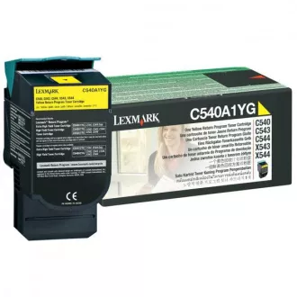 Lexmark C540A1YG - toner, yellow (sárga) Lexmark C540A1YG - toner, yellow (sárga)