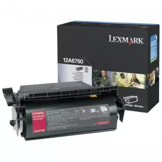 Lexmark 12A6760 - toner, black (fekete )