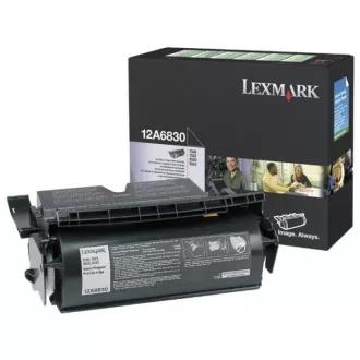 Lexmark 12A6830 - toner, black (fekete ) Lexmark 12A6830 - toner, black (fekete )