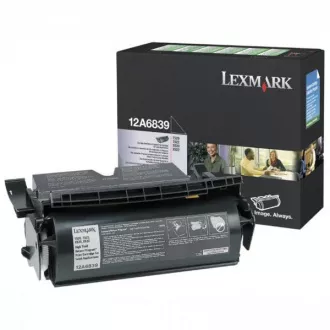 Lexmark 12A6839 - toner, black (fekete )