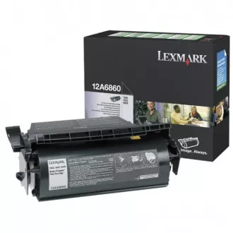 Lexmark 12A6860 - toner, black (fekete )