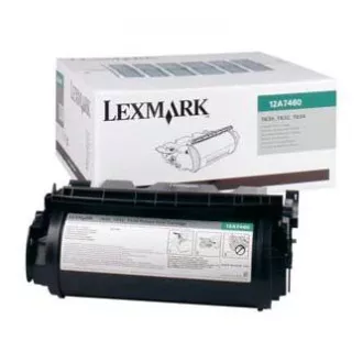 Lexmark 12A7460 - toner, black (fekete ) Lexmark 12A7460 - toner, black (fekete )