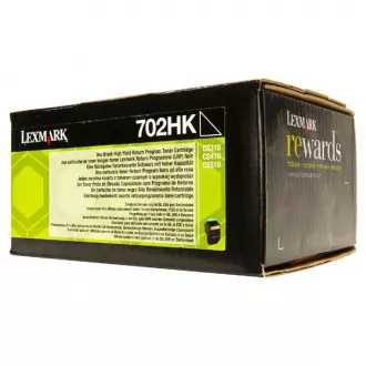 Lexmark 702H (70C2HK0) - toner, black (fekete )