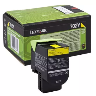 Lexmark 70C2XY0 - toner, yellow (sárga) Lexmark 70C2XY0 - toner, yellow (sárga)