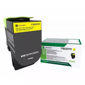 Lexmark 71B20Y0 - toner, yellow (sárga)