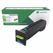 Lexmark 72K20C0 - toner, cyan (azúrkék)