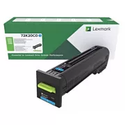 Lexmark 72K2XC0 - toner, cyan (azúrkék)