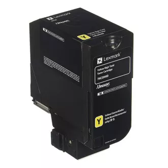Lexmark 74C0H40 - toner, yellow (sárga)