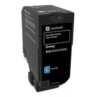 Lexmark 74C20C0 - toner, cyan (azúrkék)