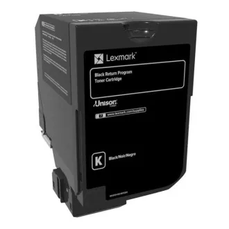 Lexmark 74C20K0 - toner, black (fekete )