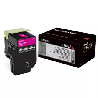 Lexmark 80C0S30 - toner, magenta
