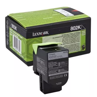 Lexmark 80C20K0 - toner, black (fekete ) Lexmark 80C20K0 - toner, black (fekete )