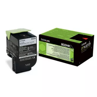 Lexmark 80C2HKE - toner, black (fekete ) Lexmark 80C2HKE - toner, black (fekete )