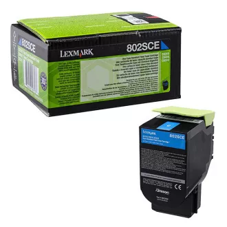 Lexmark 80C2SCE - toner, cyan (azúrkék) Lexmark 80C2SCE - toner, cyan (azúrkék)