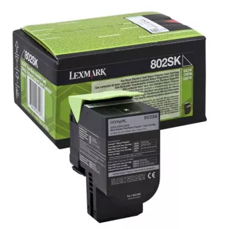 Lexmark 802S (80C2SK0) - toner, black (fekete ) Lexmark 802S (80C2SK0) - toner, black (fekete )