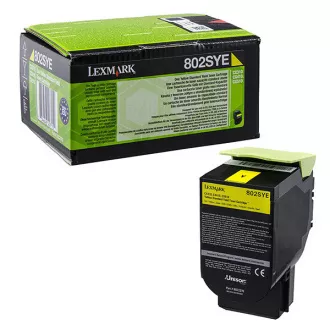 Lexmark 80C2SYE - toner, yellow (sárga) Lexmark 80C2SYE - toner, yellow (sárga)