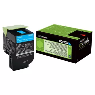 Lexmark 80C2XC0 - toner, cyan (azúrkék) Lexmark 80C2XC0 - toner, cyan (azúrkék)