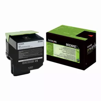 Lexmark 80C2XKE - toner, black (fekete )