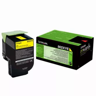 Lexmark 80C2XYE - toner, yellow (sárga) Lexmark 80C2XYE - toner, yellow (sárga)
