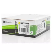 Lexmark 84C2HYE - toner, yellow (sárga)