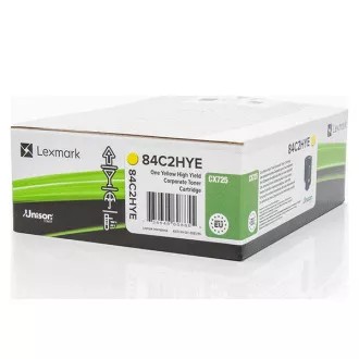 Lexmark 84C2HYE - toner, yellow (sárga)