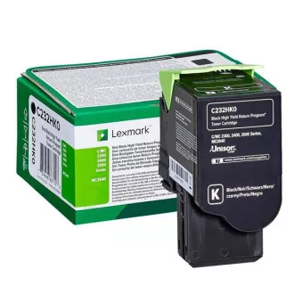 Lexmark C2320K0 - toner, black (fekete )