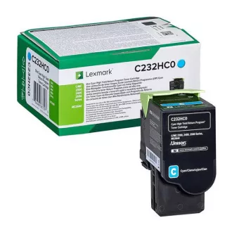 Lexmark C232HC0 - toner, cyan (azúrkék)