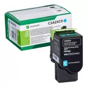 Lexmark C242XC0 - toner, cyan (azúrkék)