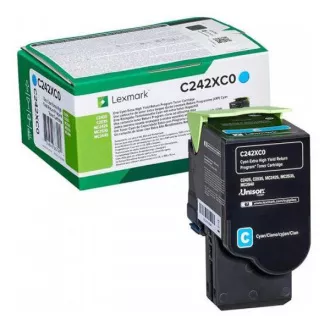 Lexmark C242XC0 - toner, cyan (azúrkék)
