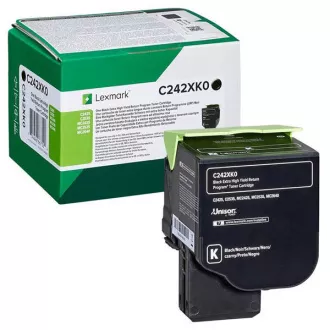 Lexmark C242XK0 - toner, black (fekete )