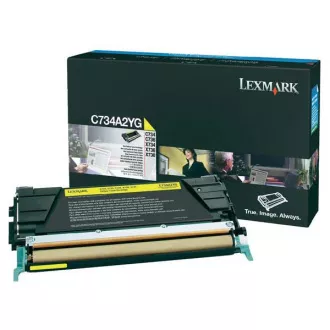 Lexmark C734A2YG - toner, yellow (sárga)