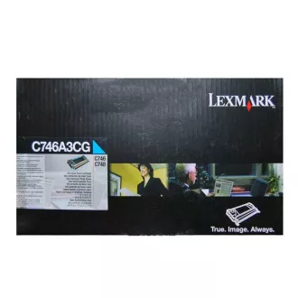 Lexmark C746A3CG - toner, cyan (azúrkék) Lexmark C746A3CG - toner, cyan (azúrkék)