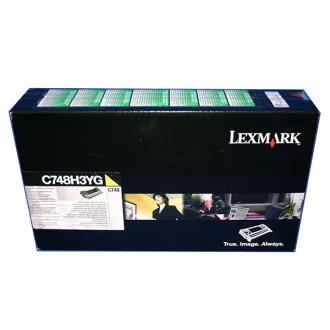 Lexmark C748H3YG - toner, yellow (sárga)