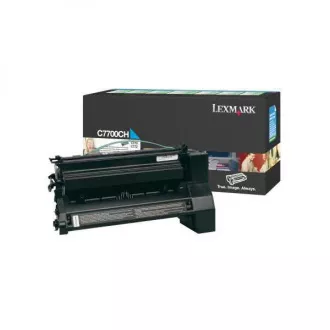 Lexmark C7700CH - toner, cyan (azúrkék) Lexmark C7700CH - toner, cyan (azúrkék)