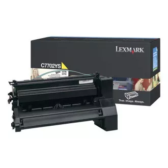 Lexmark C7702YS - toner, yellow (sárga) Lexmark C7702YS - toner, yellow (sárga)