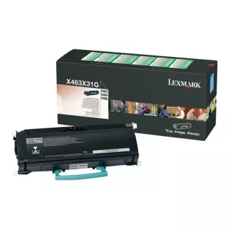 Lexmark X463X31G - toner, black (fekete ) Lexmark X463X31G - toner, black (fekete )